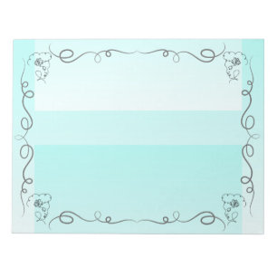 Beauty Aqua Grosses Notepad Notizblock