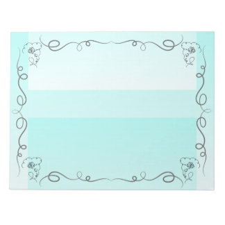 Beauty Aqua Grosses Notepad Notizblock
