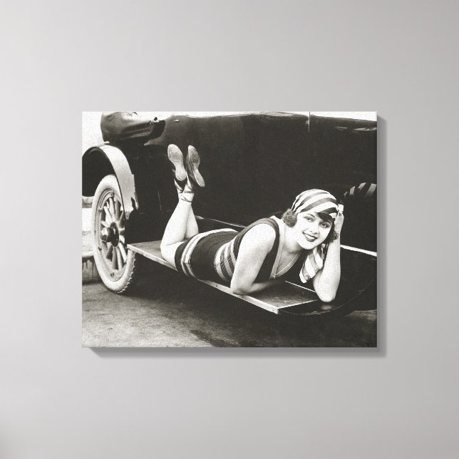 Beauty Baden, 1918 Leinwanddruck (Vorderseite)