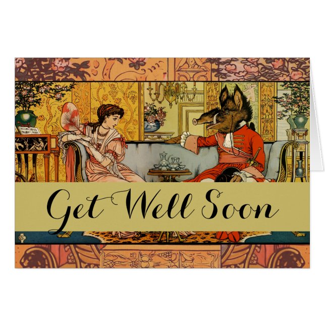 Beauty Beast Classic Fairy Tale Zeichen (Vorderseite (Horizontal))