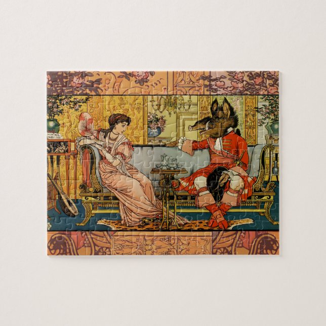 Beauty Beast Classic Fairy Tale Zeichen (Horizontal)