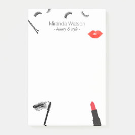 Beauty Biz Eyelashes Post-it Klebezettel