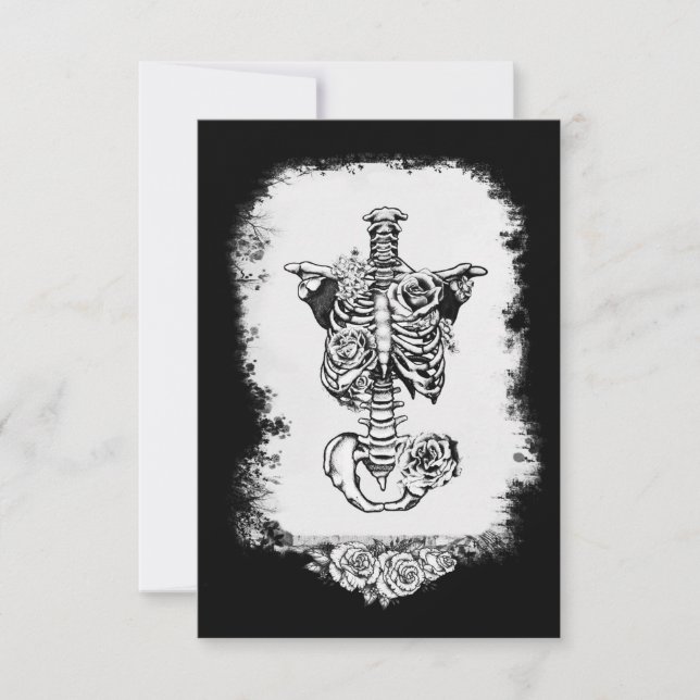 Beauty bleibt Note Card Dankeskarte (Vorderseite)