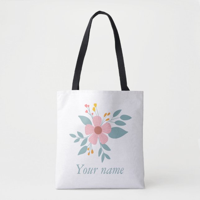 Beauty-Blume Tasche (Vorderseite)