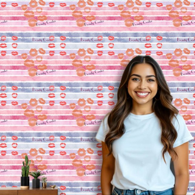 Beauty Business personalized Name  Tapete (Von Creator hochgeladen)