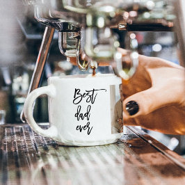 Beauty Collage Foto Bester Vater je Geschenk Espressotasse