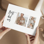 Beauty Collage Foto Bester Vater je Geschenk Postkarte<br><div class="desc">Beauty Collage Foto Best Vater Ever Geschenk ist ein personalisiertes Geschenk, das Schönheit und sentimental Wert zu schaffen, ein bedeutendes Geschenk für Ihren Vater. Das Geschenk ist eine Collage von sorgfältig ausgewählten Fotos von Ihnen und Ihrem Vater, die in einer schönen und künstlerischen Art und Weise angeordnet sind. Die Fotos...</div>