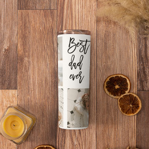 Beauty Collage Foto Bester Vater je Geschenk Thermosbecher