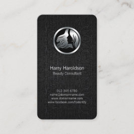 Beauty Consultant Hair Style Icon Business Card Visitenkarte