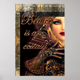 Beauty Cyborg Fashion (Poster) Poster