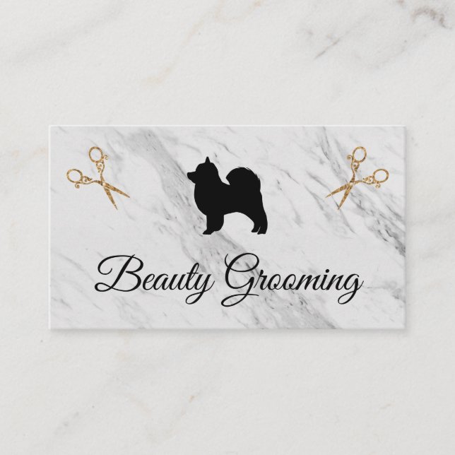 Beauty Dog Groomer Elite Shears Visitenkarte (Vorderseite)