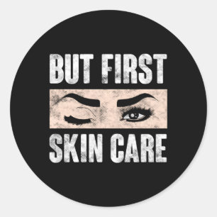 Beauty Esthetician Skin Care Runder Aufkleber