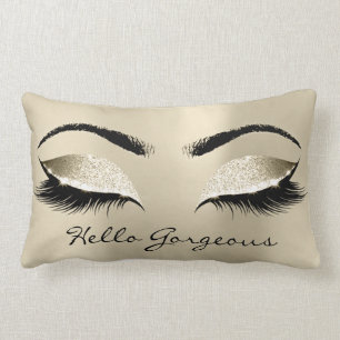 Beauty Eyes Makeup Lash Hallo Gorgeous Champaigne Lendenkissen