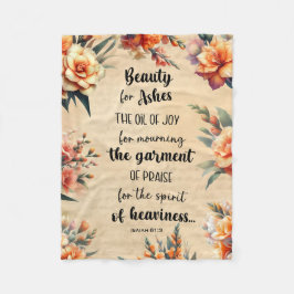 Beauty For Ashes, Isaiah 63:1, Christlich Fleecedecke