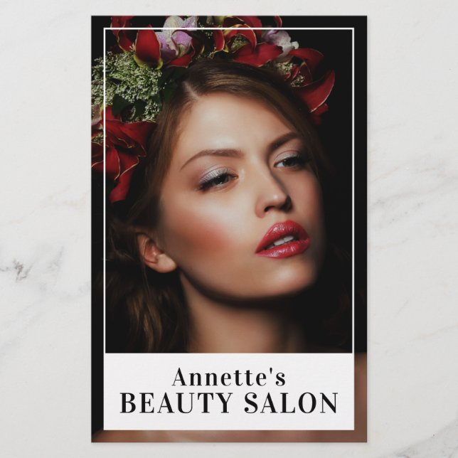 Beauty Girl-Modell Flyer (Vorne)