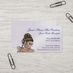 Beauty Hair Dresser Salon Business Card Visitenkarte