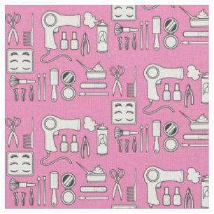 Beauty Hair Salon Tools Niedlich Pink White Stoff