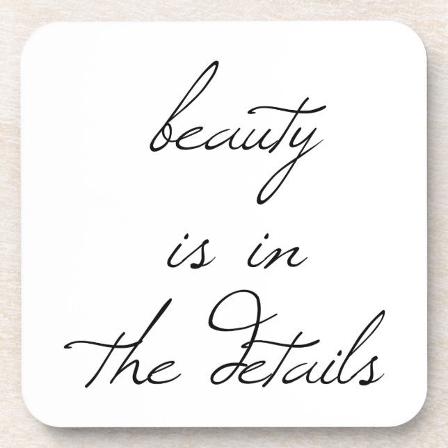 Beauty Hard Plastic Untersetzer (Vorderseite)