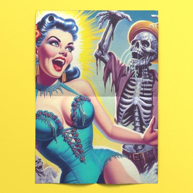 Beauty Horror Girl Seidenpapier (Von Creator hochgeladen)