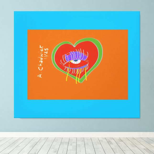 Beauty Is In the Eye of the Heart  Leinwanddruck (Insitu (Holzboden))