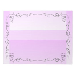 Beauty Lavender Large Notepad Notizblock
