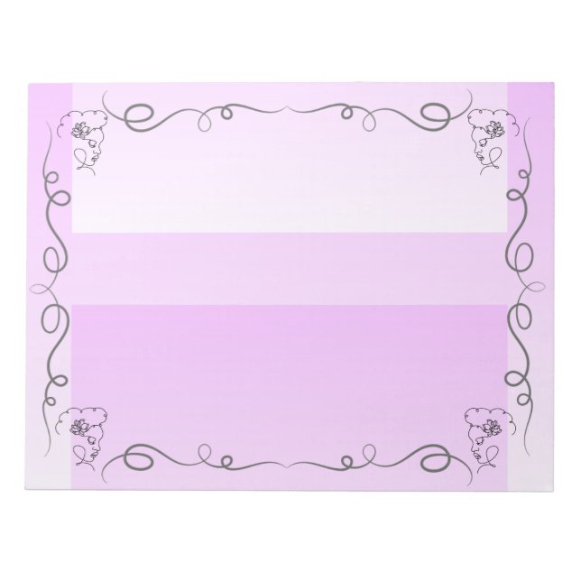 Beauty Lavender Large Notepad Notizblock (Vorderseite)