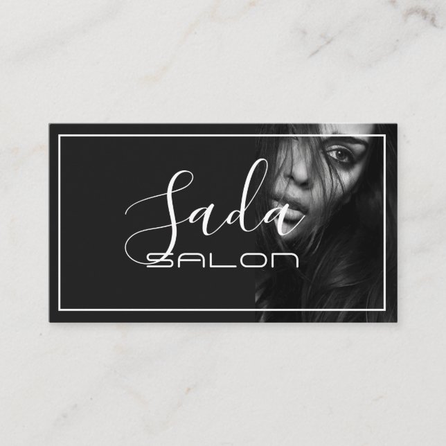 Beauty Makeup Artist Friseur Salon Visitenkarte (Vorderseite)