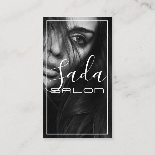 Beauty Makeup Artist Friseur Salon Visitenkarte (Vorderseite)