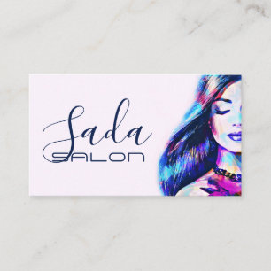 Beauty Makeup Artist Friseur Salon Visitenkarte