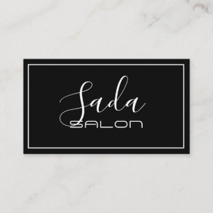 Beauty Makeup Artist Friseur Salon Visitenkarte