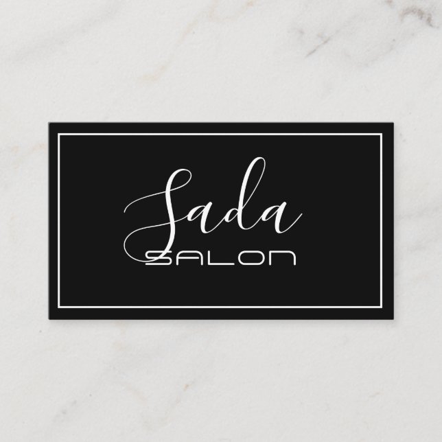 Beauty Makeup Artist Friseur Salon Visitenkarte (Vorderseite)