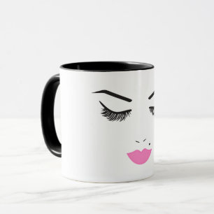 Beauty Makeup Face Lashes und wie lange die Seele Tasse