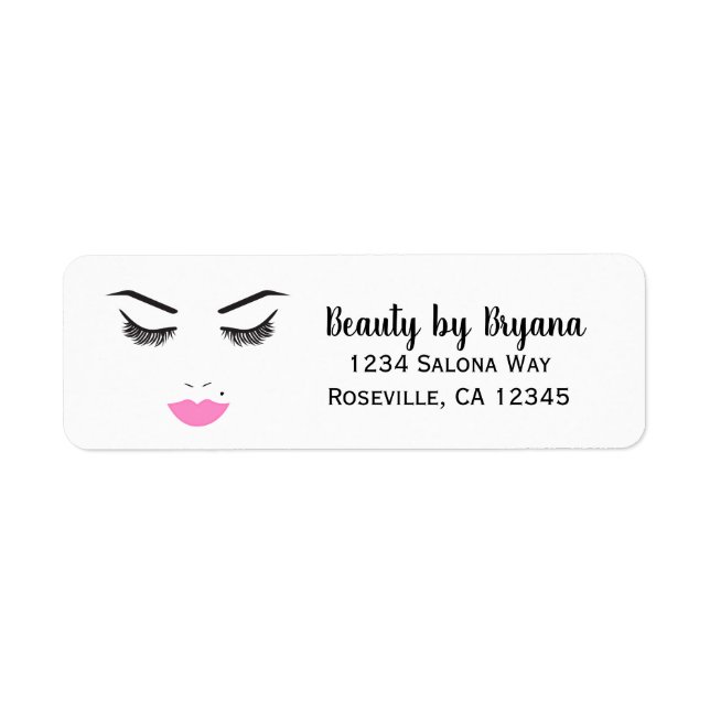 Beauty Makeup Face Lashes und wie lange es dauert (Vorne)