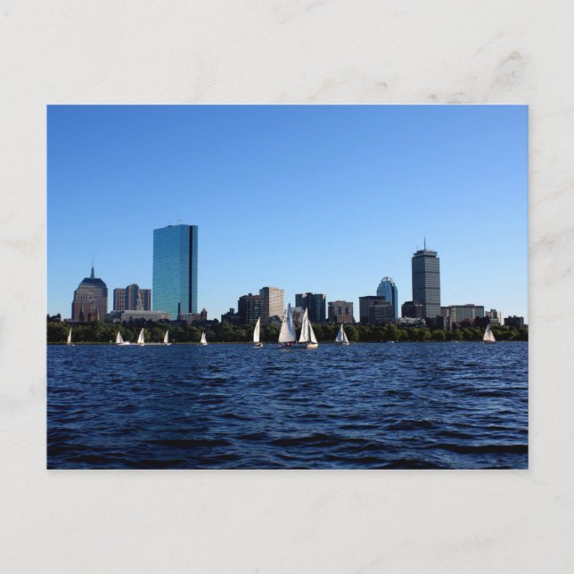 Beauty of Boston Postcard Postkarte (Vorderseite)