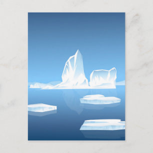 Beauty of Iceberg Postkarte