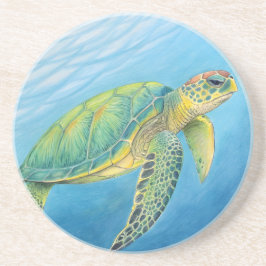 Beauty of the turtle getränkeuntersetzer