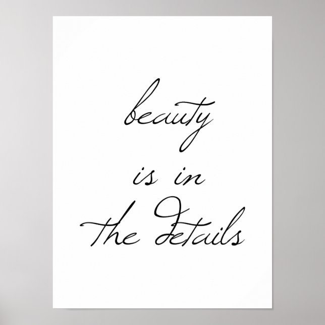 Beauty Poster (Vorne)