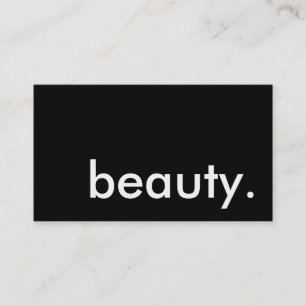 Beauty-Produkte. Visitenkarte
