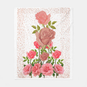 Beauty-Rose Fleecedecke