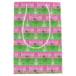 Beauty Roselle Vertikale Geschenktasche Mittlere Geschenktüte