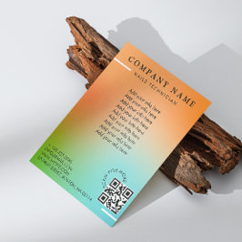 Beauty Salon Holographic Gradient Flyer