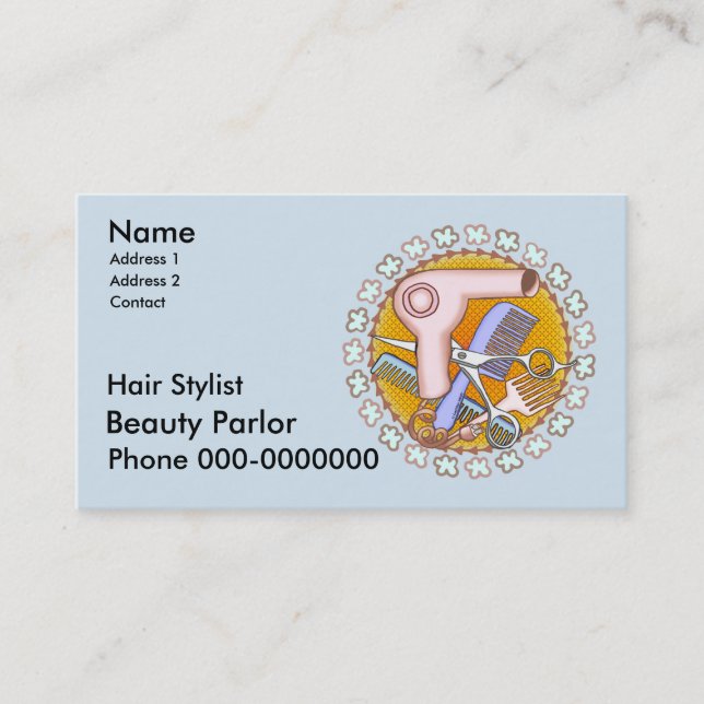 Beauty Salon Magic Visitenkarten Terminkarte (Vorderseite)