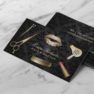 Beauty Salon Makeup & Hair Stylist Visitenkarte