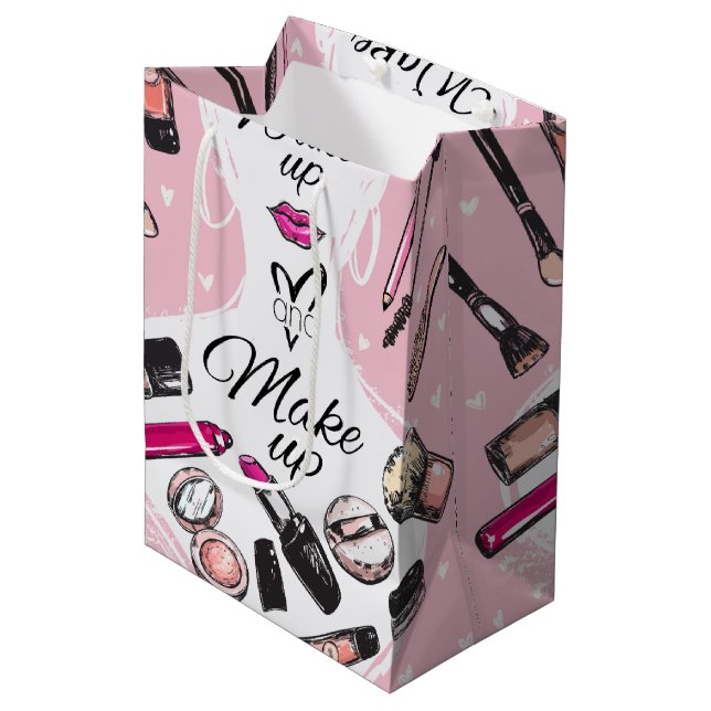  Beauty Salon Mittlere Geschenktüte (Vorderseite Schrägansicht)