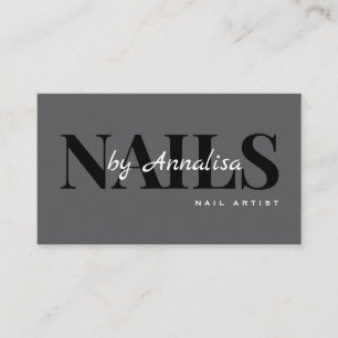 Beauty Salon Nails Business Card Visitenkarte