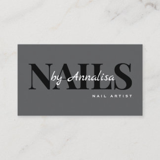 Beauty Salon Nails Business Card Visitenkarte