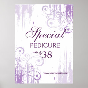 BEAUTY Salon Poster Wellness-Center Paint 'n Wirbe