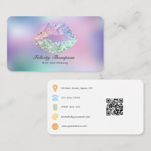 Beauty Salon QR Code Visitenkarte
