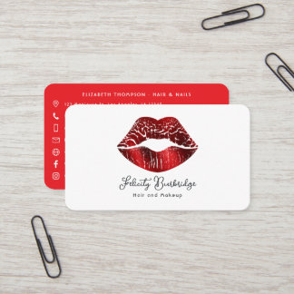 Beauty Salon QR Code Visitenkarte