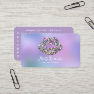 Beauty Salon QR Code Visitenkarte